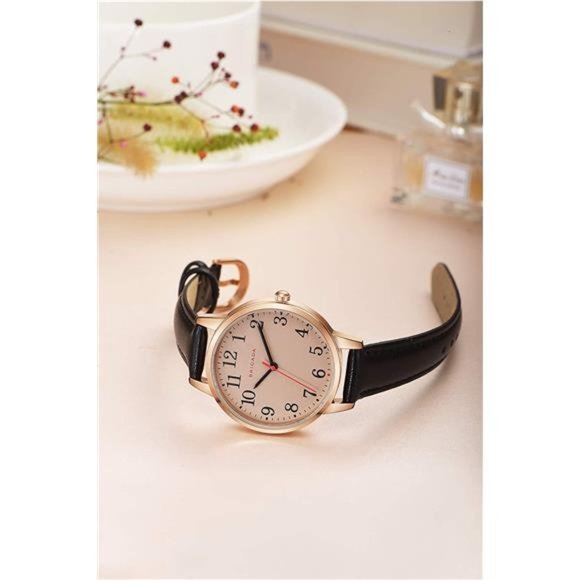 Women's Watch Elegant Watch for Women Leather Band Ladies Watch Waterproof - Picture 3 of 6